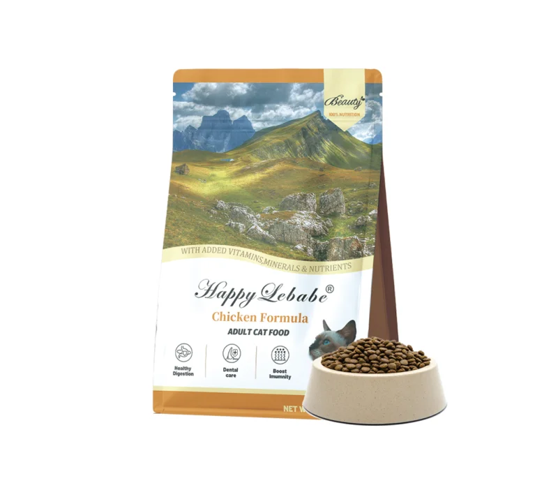 Adult cat dry food, chicken formula